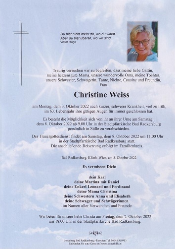 Christine Weiss